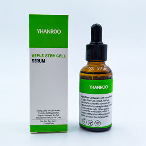 ओम सेब स्टेम सेल के साथ ओम फेस सीरम और झुर्रियों की मरम्मत त्वचा देखभाल के लिए हाइलूरोनिक एसिड बी 5 - Product Image 3