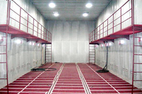 Ponceuse à bande de sable Salle de soufflage d'air automatique/Salle de sablage/Cabine de sablage avec type de récupération mécanique