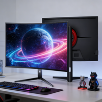 Moniteur de jeu incurvé grand écran 40 pouces 165 Hz LCD 4K Écran d'ordinateur Rapport d'aspect 21:9 178 ° /178 °   Haut-parleur DP pour ordinateur portable
