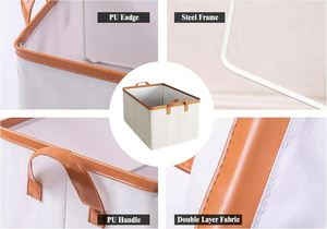 Household Eco-Friendly Foldable Modern Multifunctional Square Clothes Organizer Washable <b>Wardrobe</b> Closet Storage <b>Box</b> Detachable - Product Image 6