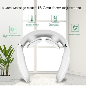 Cross-border Long Brand Cervical Spine Massager Musical Function Intelligent Portable <b>Heating</b> Pulse <b>USB</b> Plug Small Neck - Product Image 3