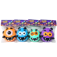 Jouet Squishy Halloween Visage de Chien Changeant, Jouet Doux à Presser, Jouet Créatif Anti-Stress à Visage Changeant pour Enfants