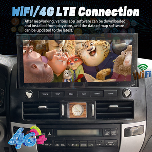 12.3 "cho Toyota Prado lc120 <span class=keywords><strong>VX</strong></span> GX 2.7 4.0 2003 2010 <span class=keywords><strong>Android</strong></span> 12 Car GPS navigation tự động đa phương tiện Video Player không dây Carplay - Product Image 6