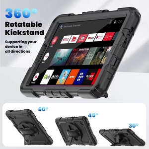 Custodie Robuste Antiurto per <span class=keywords><strong>Tablet</strong></span> con Supporto, Cinghia da Polso e Tracolla per <span class=keywords><strong>Samsung</strong></span> Galaxy <span class=keywords><strong>Tab</strong></span> A9 SM-X110/X115 8.7 pollici - Product Image 3