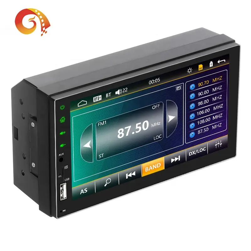 2din Touch Screen Auto Mp5 Speler 7 Inch Multimedia Speler Ondersteuning Bt Radio Met Usb Aux In Sd-kaart