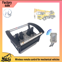 Télécommande industrielle à 4 boutons en ABS, 433 MHz, portée 500 m, étanche IP68 pour grues de camions et engins de construction