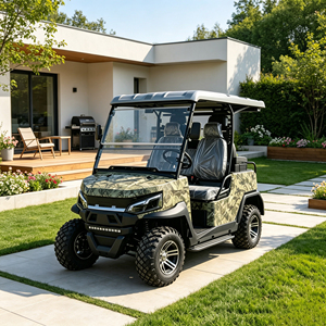 Carrito de Golf de 4 Plazas con Color de Carrocería Personalizable, Caja Trasera Adicional, Almacenamiento Extra, Batería de Litio de 72V, Homologación DOT, Buggy de Golf para América - Product Image 3
