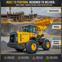 Chargeuse sur pneus 5,5 tonnes SDLG L956HL, chargeuse frontale hydraulique articulée diesel pour travaux de construction dans les carrières de sable en Chine