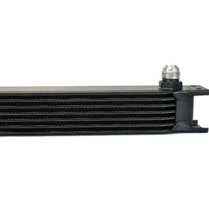 Refroidisseur d'huile en aluminium POYRACING 7 couches noir argenté pour mise à niveau et modernisation - Product Image 3