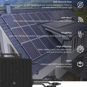 <span class=keywords><strong>Microinverter</strong></span> <span class=keywords><strong>Microinverter</strong></span> solare intelligente sulla griglia 2000W 2300W casa sistema di balcone solare <span class=keywords><strong>Microinverter</strong></span> - Product Image 4