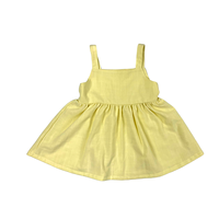 Robe à bretelles en coton pour bébé, mignonne, décontractée, d'été, pour petites filles, vêtements pour nourrissons et enfants