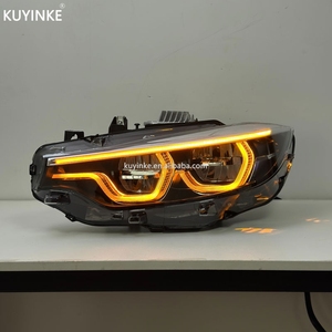 KUYINKE Accesorios para Automóviles, Faro <span class=keywords><strong>L</strong></span>áser para <span class=keywords><strong>BMW</strong></span> Serie 4 F32 M4 F82, Luces Delanteras Blancas y Amarillas DRL <span class=keywords><strong>430</strong></span> 435 440i, Conexión Plug and Play - Product Image 6