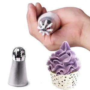 Different design Reposteria SS304 Russian Sphere Ball Shape Icing Piping Nozzles for Cake Tools decorating supplies kite