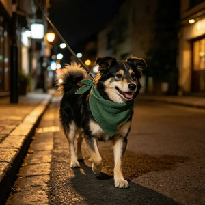 Bandana per Cani Personalizzata con Logo, in Cotone a Quadri, Regolabile, Viola e Marrone, Pronta per la Spedizione, Basso MOQ, Traspirante e Leggera - Product Image 6