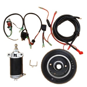 <span class=keywords><strong>KIT</strong></span> STARTER LISTRIK untuk YAMAHA <span class=keywords><strong>2</strong></span> TAK 40HP OUTBOARD DENGAN MOTOR STARTER FLYWHEEL KABEL SAKLAR KOIL PENGISI DAYA - Product Image 1