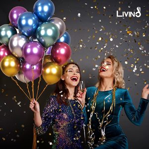 Palloncini in Lattice Cromati Metallizzati di Alta Qualità per Decorazioni Natalizie <span class=keywords><strong>e</strong></span> Pasquali - Product Image 2