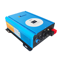 Convertisseur d'énergie à onde sinusoïdale pure 3000 Watt avec écran LCD, haute fréquence, 12V 220V 3000w, bidirectionnel, avec chargeur 100A