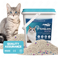 Litière pour chat en bentonite en billes rondes, forte absorption, contrôle durable des odeurs, sans poussière, vente en gros, litière pour chat en vrac