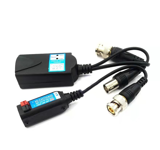 Good Quality Active Balun Passive Transceiver 1CH Active Video Balun Transmitter and Receiver Support AHD CVI TVI