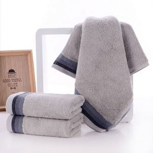 Ensemble de serviettes de bain de luxe en coton 100% pur pour hôtel, avec logo personnalisé - Product Image 6