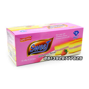 Il centro su ordinazione all'ingrosso rivestito di cioccolato dell'etichetta privata ha riempito la torta del panino di doppio strato dei nuovi prodotti - Product Image 3