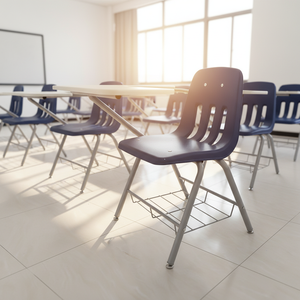 Silla <span class=keywords><strong>de</strong></span> Escritorio Estilo Americano para Aula Universitaria, Silla para Estudiantes con Tablero <span class=keywords><strong>de</strong></span> Escritura - Product Image 2