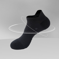 Chaussettes de sport en nylon à compression, à séchage rapide, avec logo personnalisé, en tissu éponge, écologiques, pour le basketball, le tennis et les activités athlétiques