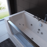 Baignoire de massage JacuuziI de style moderne pour usage domestique, baignoire à jets d'air pour 1 personne, spa