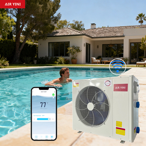 Pompe à chaleur air-eau à onduleur haute efficacité pour <span class=keywords><strong>piscine</strong></span>, température constante intelligente, 21KW 25KW, électrique <span class=keywords><strong>solaire</strong></span>, classe A+++, énergie - Product Image 1