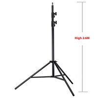 Harga Pabrik Stand HP 2.6m Dengan Penyangga Ponsel, Stand Lampu Adjustable, Stand Ring Light Kamera DSLR/SLR, Tripod