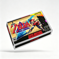 Protection d'écran de jeu en acrylique transparent moderne, portable, personnalisée en usine, anti-poussière, anti-UV pour jeux Nintendo SNES N64
