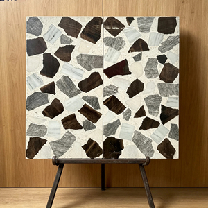 Dalles de terrazzo artificielles à prix d'usine, dalles de pierre artificielle sans rayonnement, pierre artificielle facile à nettoyer pour comptoirs de cuisine - Product Image 1