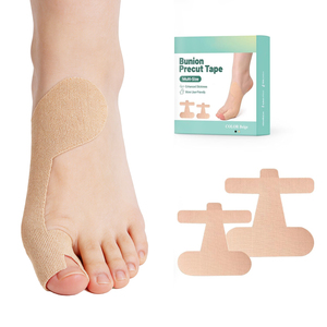 Pre-Cut Bunion Kinesiology Tape, Latex-Free Breathable Elastic Tape for Hallux Valgus Pain Relief &amp; <strong>Toe</strong> <strong>Support</strong> - Product Image 1