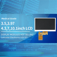 Écran TFT 7 pouces lisible en plein soleil, FHD 800x480/1024x600, écran tactile capacitif IPS, module LCD