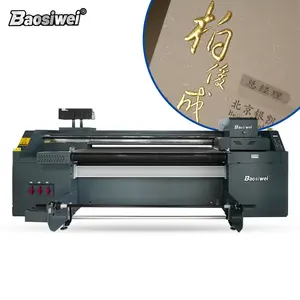 Baosiwei ad alta velocità stampa in legno di metallo uv stampante flatbed 1906 uvi3200 Multi-funzione uv stampante vendite dirette in fabbrica