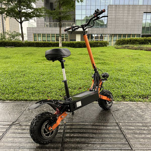 Entrepôt américain, scooter électrique adulte de 11 pouces, double moteur, batterie au lithium 60V 30Ah, 6000 watts, scooter électrique à double moteur avec siège - Product Image 2