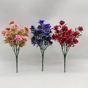 Mini <span class=keywords><strong>vaso</strong></span> <span class=keywords><strong>di</strong></span> Rose artificiali piante verdi <span class=keywords><strong>in</strong></span> <span class=keywords><strong>vaso</strong></span> per la casa soggiorno bagno scrivania decorazione mensola per il nuovo anno <span class=keywords><strong>di</strong></span> natale cinese - Product Image 3