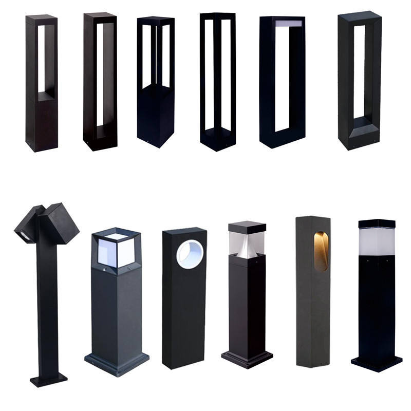 户外现代风格柱式 Bollard 灯 - Outdoor Modern Design Pillar Bollard Lights