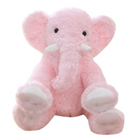 Peluche éléphant mignonne, jouet en peluche doux et grand format pour bébé, enfants, cadeau d'anniversaire, de Noël, décoration de chambre d'enfant