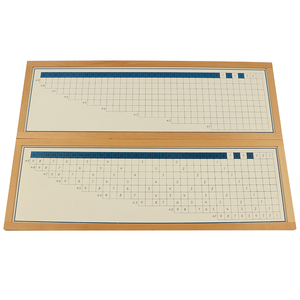 MA060-cartas de trabajo de división con marco de madera, juguete educativo de matemáticas montessori - Product Image 6