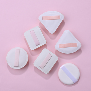 Bán buôn di động <span class=keywords><strong>Marshmallow</strong></span> Puff ướt khô Bột trang điểm đệm Puff mềm tròn vuông tam giác dày Puff với Ribbon tùy chỉnh - Product Image 4