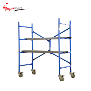 Pasokan pabrik Q235 plataforma perancah bingkai H baja galv Anis perancah tangga Jangkauan Jalan Yang dapat dilipat - Product Image 6