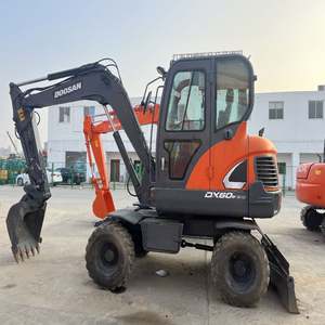 Excavadora de Ruedas DX60W 2026, 6 Toneladas, Hidráulica, Precio Económico, Alto Rendimiento para Trabajos Viales y Construcción - Product Image 1