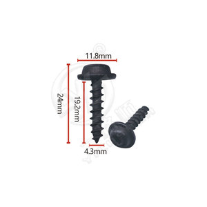 สกรูเกลียวปล่อยแบบเรียบ 4.3 มม. x 24 มม. J471 สำหรับยึดกันชนรถยนต์ - Product Image 1