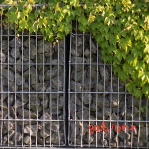 วัสดุโครงโลหะตะกร้าเกเบเนียนแบบเชื่อมตะแกรงลวดเหล็กกรงหินสำหรับ Garden100x80x50cm - Product Image 6