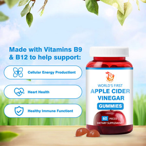 Gummies au vinaigre de cidre de pomme à marque privée avec du vinaigre de cidre de pomme et du sodium, favorisant une fonction immunitaire saine - Product Image 5