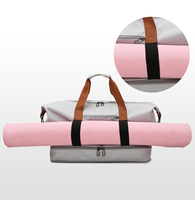 Sac de Voyage Imperméable Grande Capacité, Sac Polochon de Sport et de Voyage avec Compartiment à Chaussures