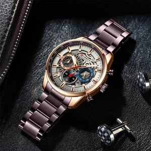 Reloj Cronógrafo de Cuarzo Multifuncional de Acero Inoxidable Luminoso para Hombre de Negocios, de Alta Calidad, con Calendario y Resistente al Agua - Product Image 6