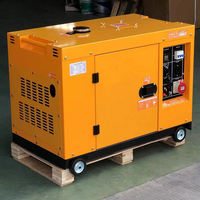 Einphasiger/Dreiphasiger Leiser Dieselgenerator 3KW 5KW 6KW 7KW 8KW 10KW 12KW 15KW Super Leise 220V/380V Elektrostart Viertakt