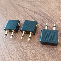 Bxon Plaqué Or Avion Casque Écouteur 3.5mm Jack Audio connecteur